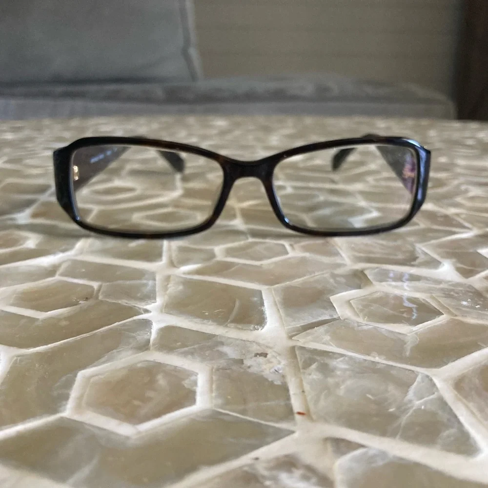 Michael Kors dark tortoise gold accent eyeglasses